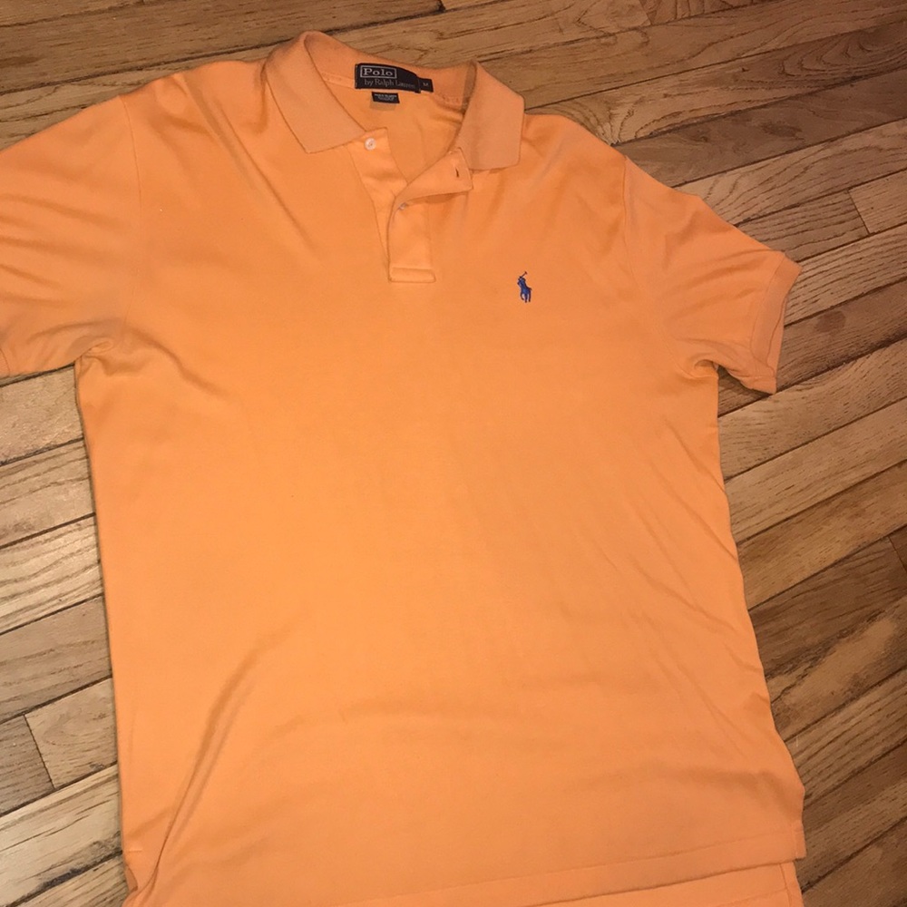 POLO COLLAR SHORT SLEVE ORANGE